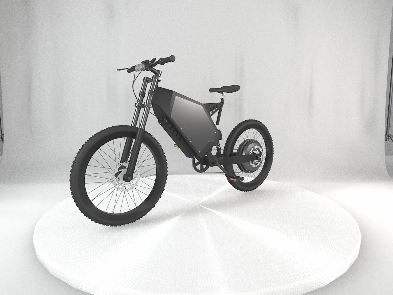 72V8000W stealth bomber electric bike exhibition