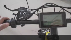 How to switch from km to miles and adjust motor system voltage by SW900 LCD display