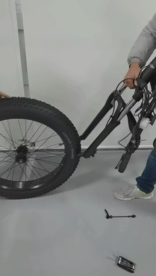 How to install XF900 Electric Bike