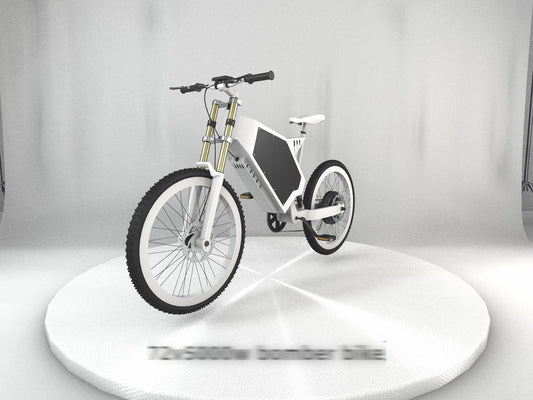 72V5000W stealth bomber ebike exhibition