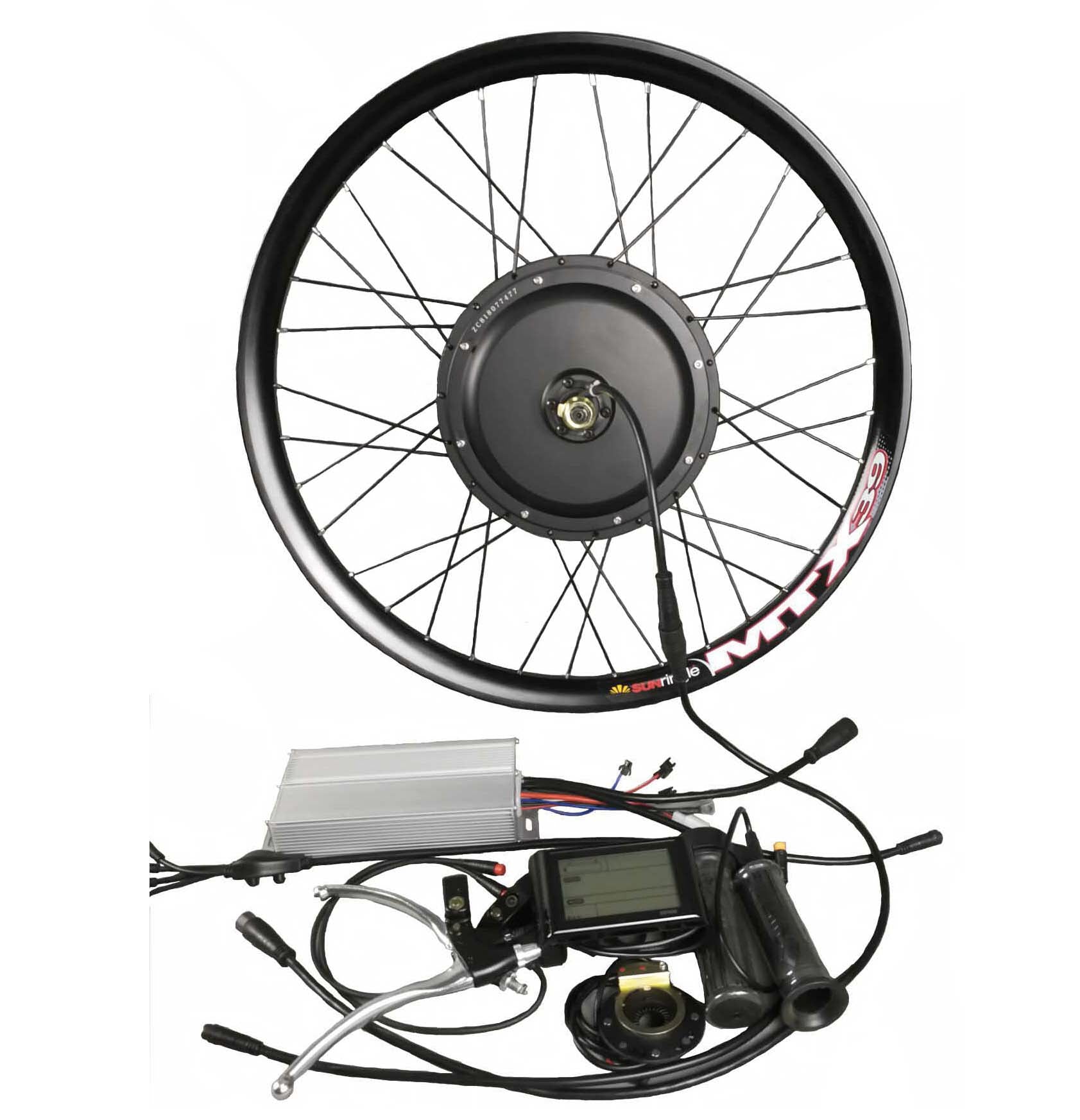 waterproof mtx 1500w ebike kit with LCD