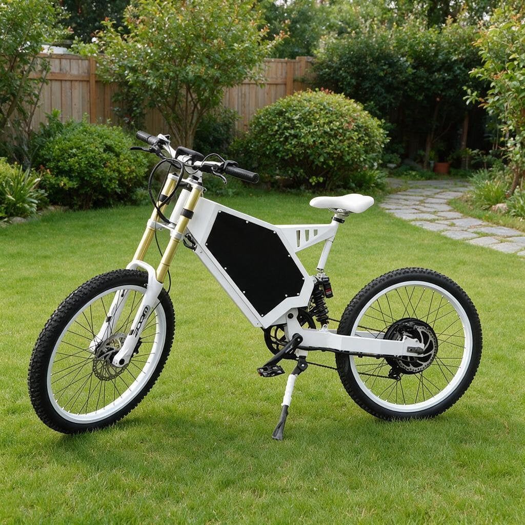 3000W Stealth Bomber Bike 31A Battery electric dirt bike 35mph – theebikemotorkit