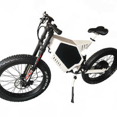 72v 3000w electric dirt bike with white frame, fat wheel