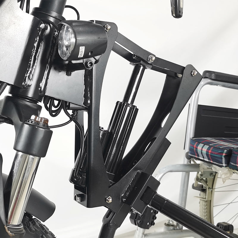 handcycle wheelchair attachment