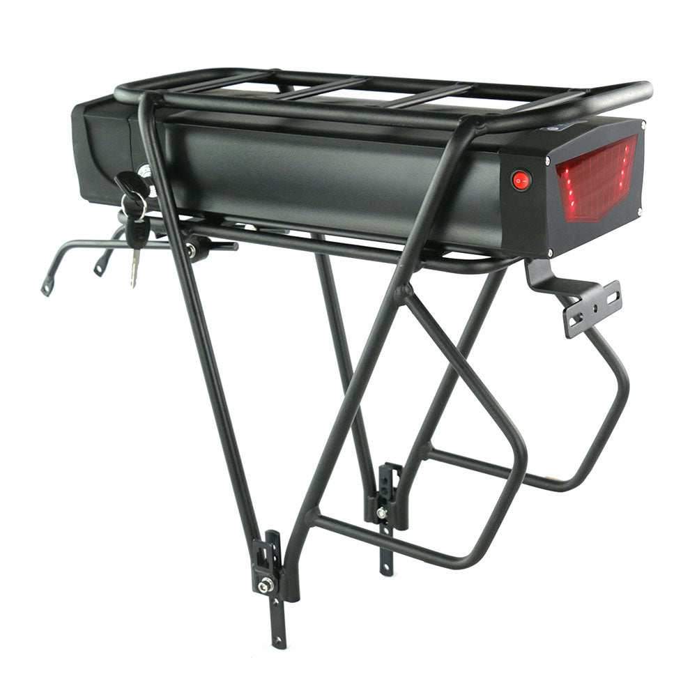 48v rear rack ebike battery