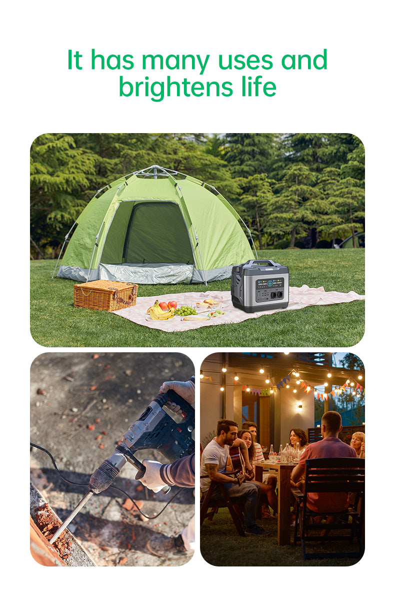 portable generator for camping application