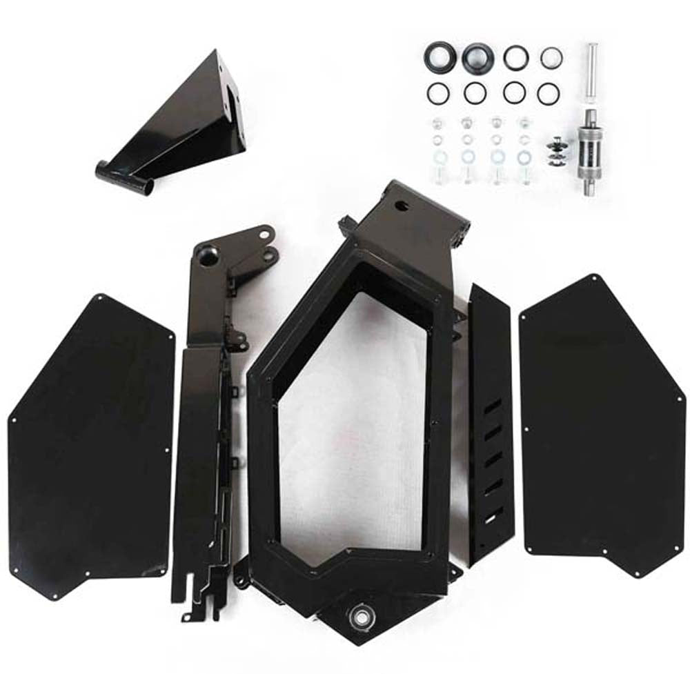 stealth bomber frame with bearings and nuts