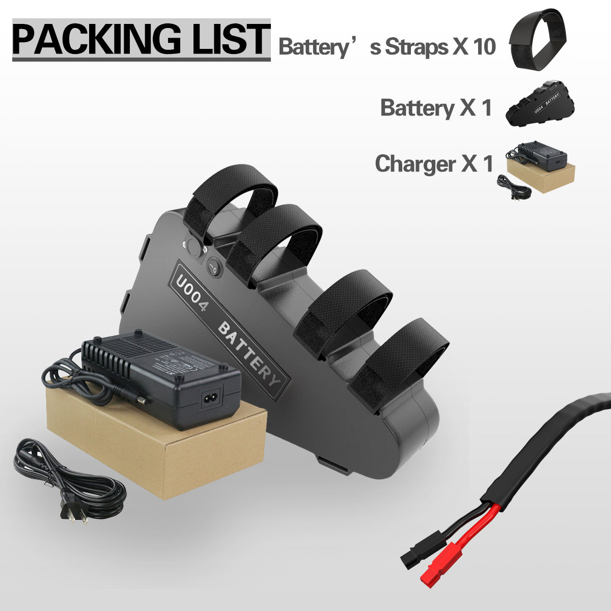 Triangle battery packing list